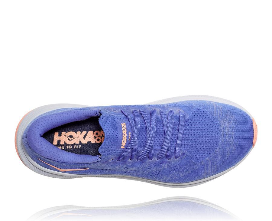 Hoka One One Walking Shoes Womens Blue - Cavu 3 - 04293VNQO